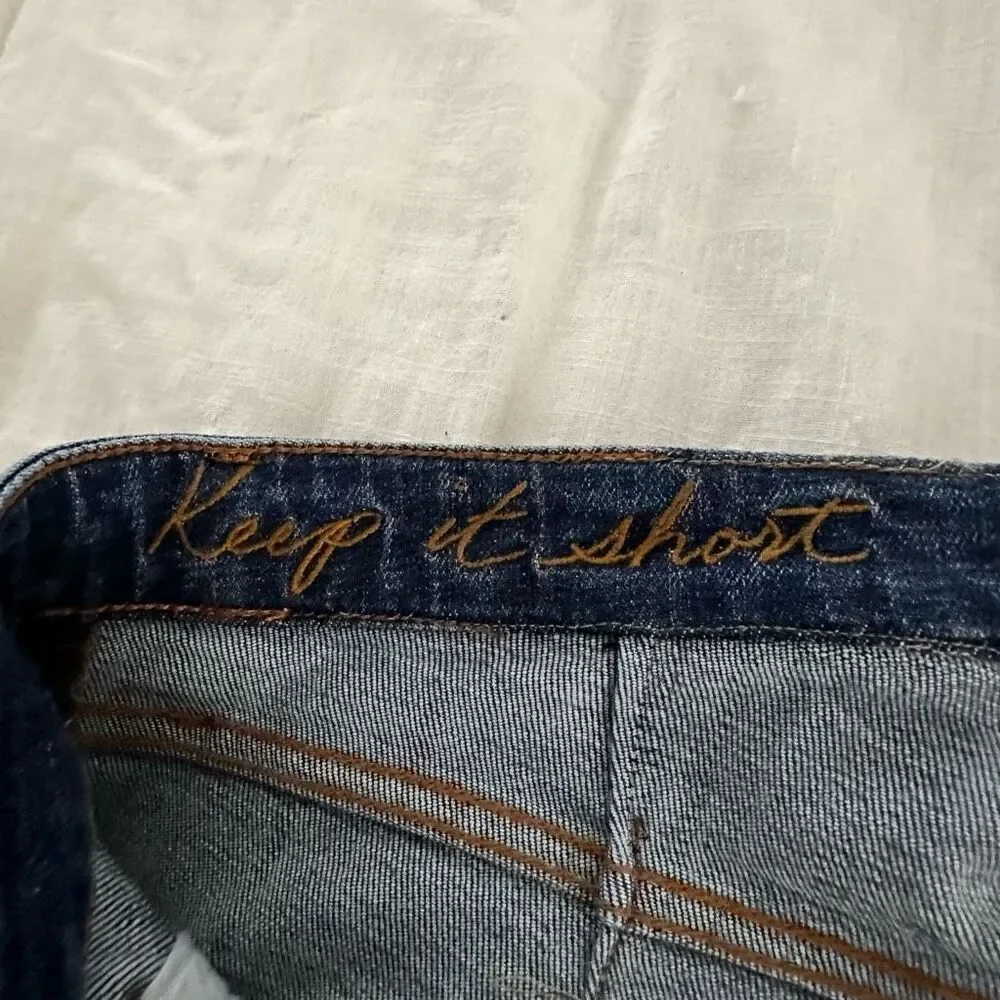 Tory Burch Women’s Blue Denim 29 Fiador Keep it Short Jeans SEE MEASUREMENTS